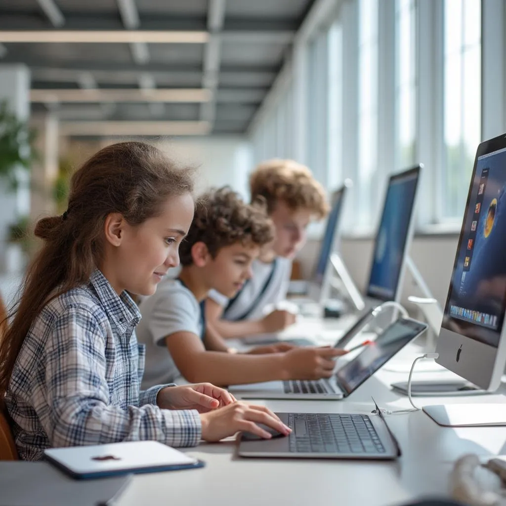 Instalaciones modernas de la escuela