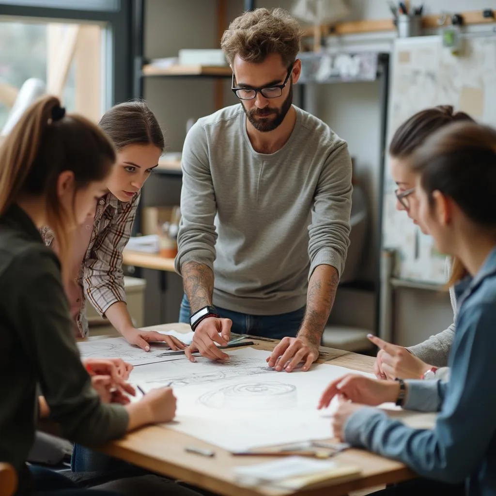 Taller de diseño en acción
