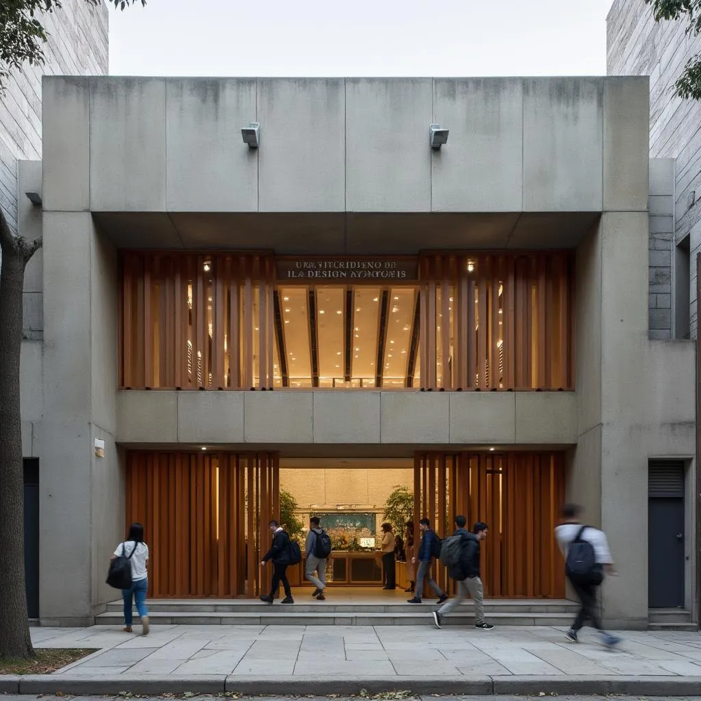 Entrada de la escuela DiseñoCreativo